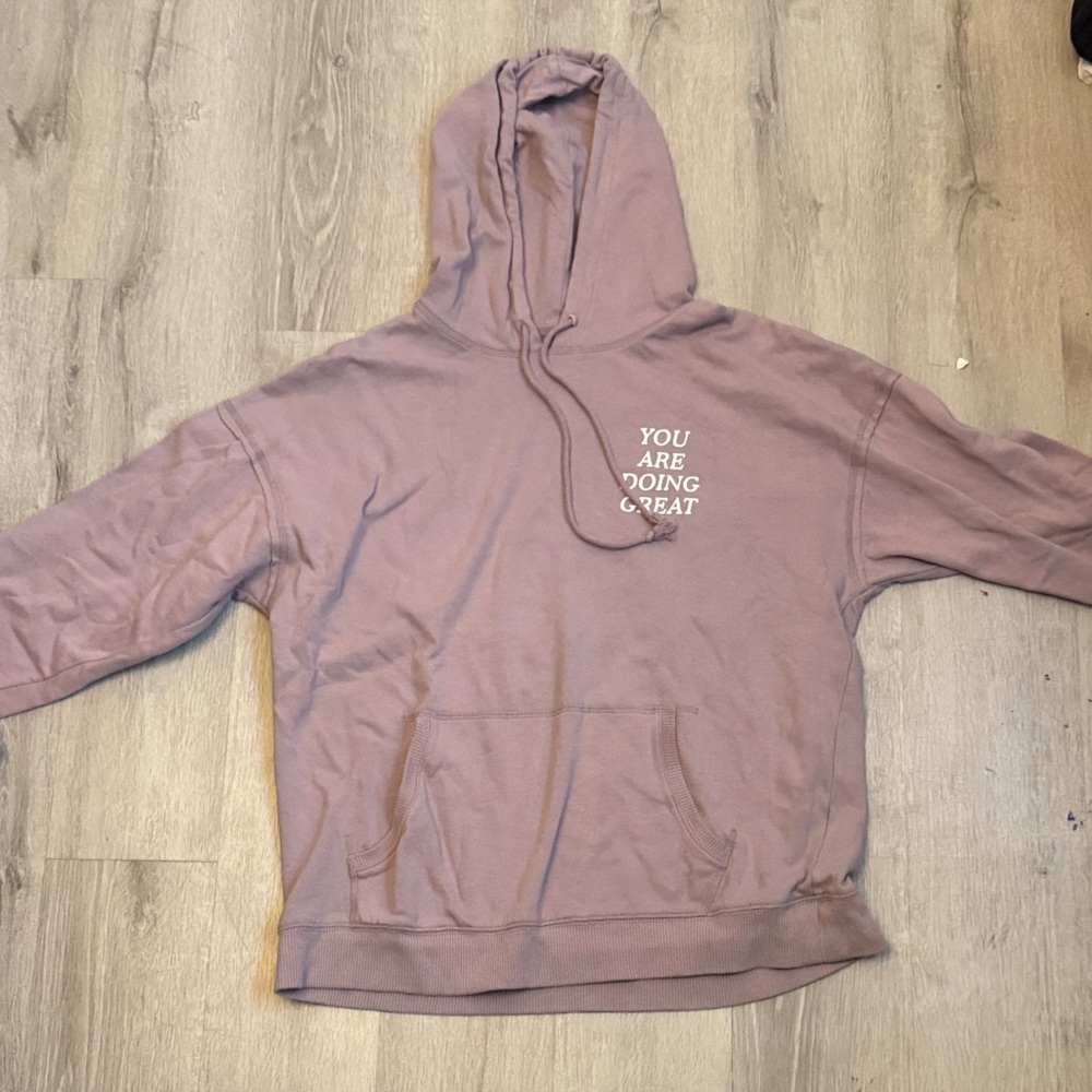 Aeropostale Mauve Hoodie Sweater